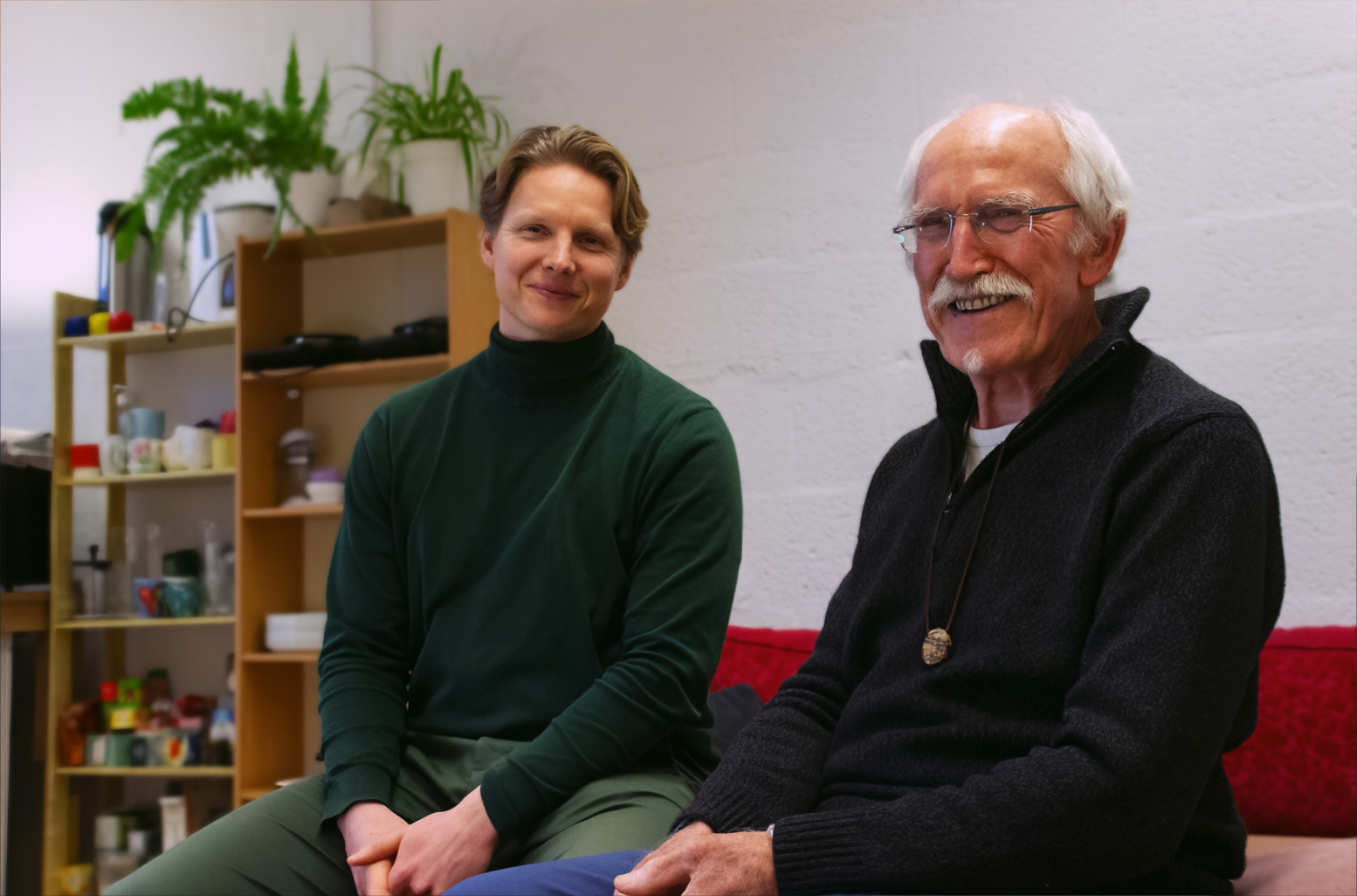 Lennart Oppenhuizen en Vasubandhu Macquoy